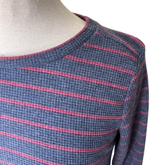 Toad&Co Foothill Long Sleeve Swing Dress True Navy Stripe Small - Picture 8 of 10